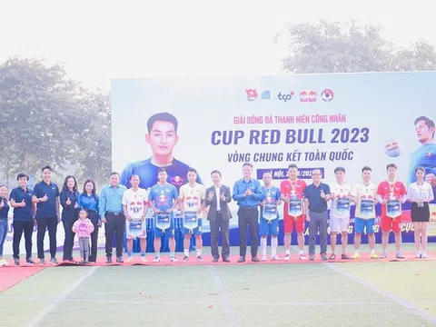 Chính thức khởi tranh vòng chung kết Giải bóng đá thanh niên công nhân Cup Red Bull 2023