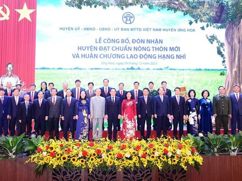 Hà Nội: Thêm một huyện đạt chuẩn nông thôn mới