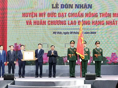 Thêm một huyện của Hà Nội đạt chuẩn nông thôn mới