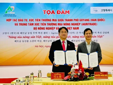 Hợp tác đầu tư, xúc tiến thương mại nông nghiệp với thành phố Goyang (Hàn Quốc)