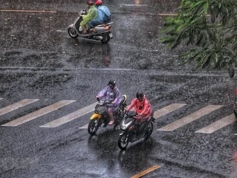 Ngày 26/6: Dự báo Bắc Bộ có nơi mưa rất to, lượng mưa vượt 150mm