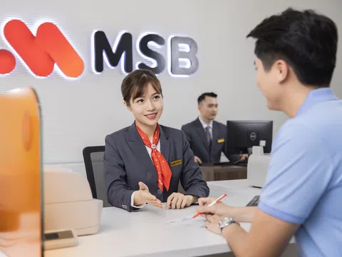 MSB lên kế hoạch lãi kỷ lục, chia cổ phiếu thưởng tỷ lệ 20%, tăng vốn lên hơn 37.000 tỷ
