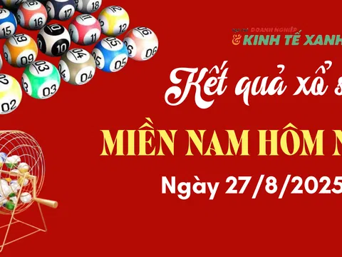 Kết quả xổ số miền Nam hôm nay 27/8/2025 - XSMN 27/8
