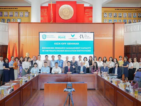 Dự án quốc tế “Tăng cường năng lực quản lý nghiên cứu” chính thức khởi động tại Học viện Ngân hàng