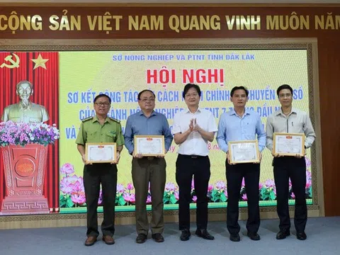 Sở Nông nghiệp và Phát triển nông thôn Đắk Lắk dẫn đầu trong công tác chuyển đổi số