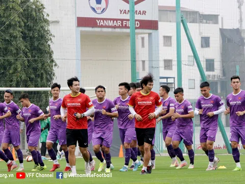 U23 Việt Nam hội đủ quân tập luyện cho SEA Games 31