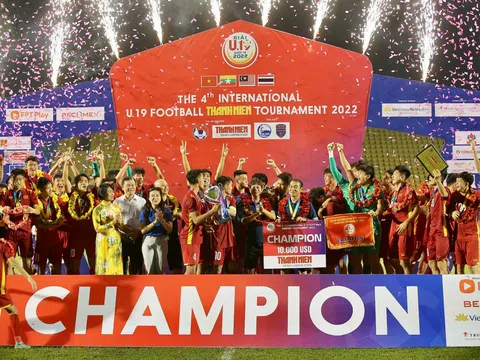Đội tuyển U19 Việt Nam đăng quang ngôi vô địch Giải U19 Quốc tế Thanh niên 2022