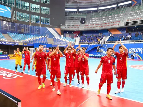 Đội tuyển Futsal Việt Nam dừng bước tại Vòng Tứ kết Giải Vô địch Futsal Châu Á 2022