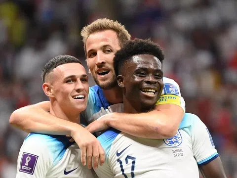 Đội tuyển Anh sẽ đối đầu Đội tuyển Pháp tại Tứ kết World Cup 2022