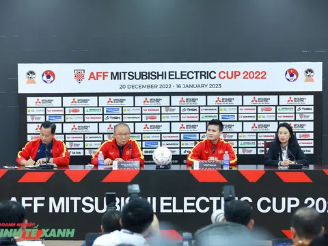 Họp báo trước trận đấu Việt Nam gặp Myanmar tại Bảng B AFF Mitsubishi Electric Cup 2022