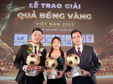 Công bố danh hiệu Quả bóng vàng Việt Nam 2022