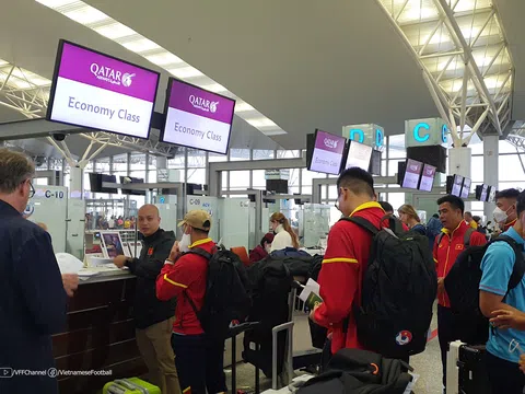 Đội tuyển U23 Việt Nam lên đường tham dự Giải Bóng đá giao hữu Quốc tế Doha Cup 2023
