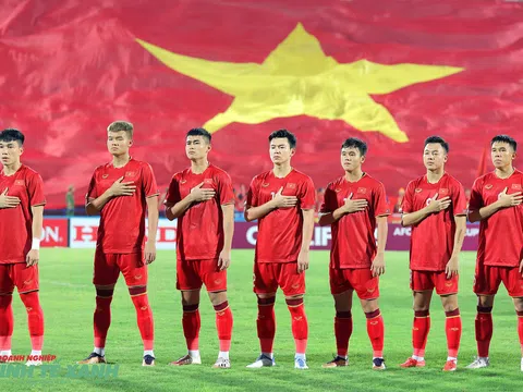 Thắng đậm trận ra quân, U23 Việt Nam đứng đầu bảng vòng loại U23 Châu Á 2024