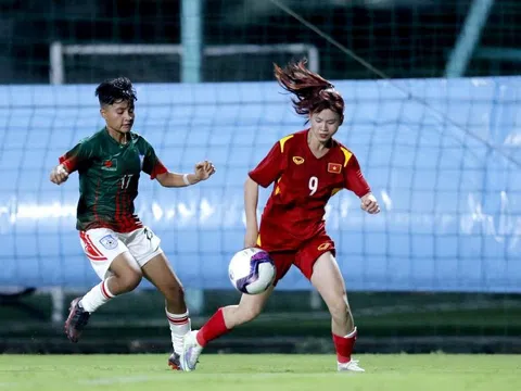 U17 Nữ Việt Nam đánh bại Bangladesh với tỉ số 2-0