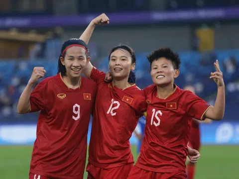 Đội tuyển nữ Việt Nam chiến thắng trận ra quân tại ASIAD 19