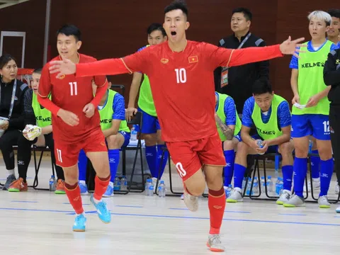 Futsal Việt Nam thắng đậm đội chủ nhà Mông Cổ