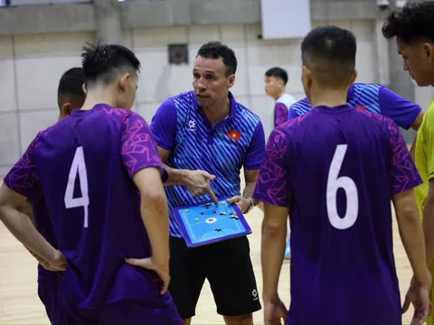 Đội tuyển futsal Việt Nam sẵn sàng cho trận ra quân gặp Myanmar