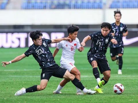 Phung phí nhiều cơ hội, U19 Việt Nam để thua U19 Hàn Quốc với cách biệt tối thiểu 0-1