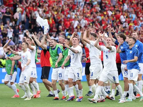 Slovakia tạo cú sốc đầu tiên tại EURO 2024 khi giành chiến thắng trước Bỉ ở trận ra quân