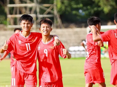 U16 Việt Nam bất ngờ thắng đậm U16 Uzbekistan tại Peace Cup 2024