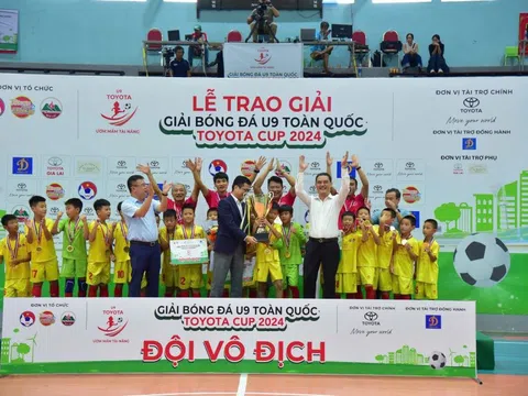 U9 Gia Bảo Hải Dương lên ngôi vô địch Giải U9 toàn quốc – Toyota Cup 2024