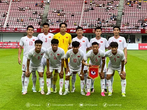 U22 Việt Nam không thể vượt qua U22 Uzbekistan tại lượt trận thứ hai CFA Team China 2024