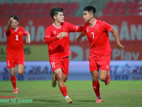 U20 Việt Nam tiếp tục thắng đậm trận thứ hai tại Bảng A Vòng loại U20 châu Á 2025