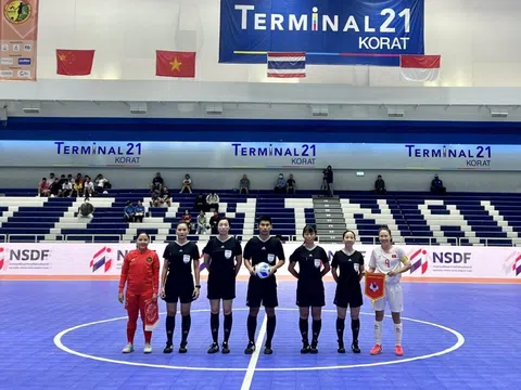 Đội tuyển Futsal nữ Việt Nam "đè bẹp" Indonesia với tỉ số 5-1