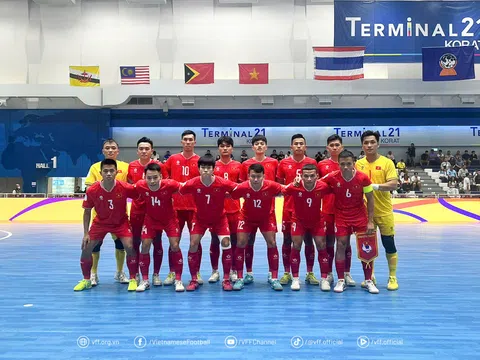 Đội tuyển Futsal Việt Nam thắng đậm Timor Leste trong trận ra quân