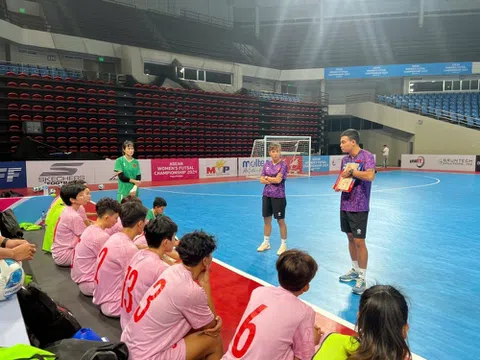 Đội tuyển futsal nữ Việt Nam hội quân luyện tập, chuẩn bị tham dự Vòng loại giải vô địch châu Á 2025