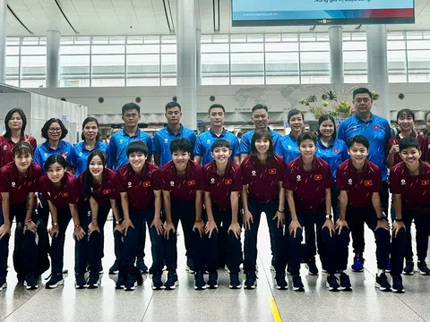 Đội tuyển futsal nữ Việt Nam lên đường tham dự Vòng chung kết giải vô địch Futsal nữ châu Á 2025