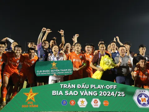 Chiến thắng trận play-off mùa giải, SHB Đà Nẵng trụ hạng thành công