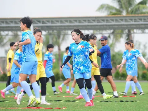 Đội tuyển nữ Việt Nam nỗ lực và quyết tâm giành chiến thắng trong trận tranh Hạng Ba