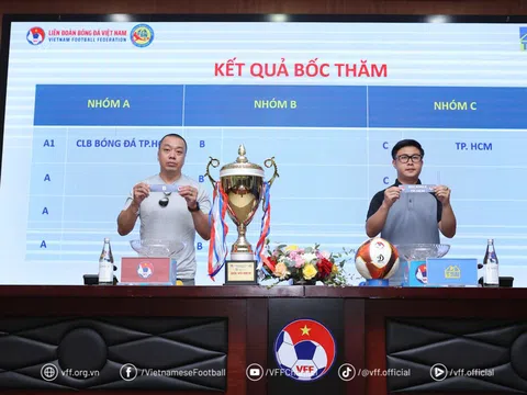 Kết quả bốc thăm chia bảng Vòng chung kết giải U17 Vô địch Quốc gia 2025