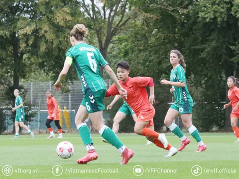 U17 nữ Việt Nam thi đấu giao hữu với đội nữ Werder Bremen II