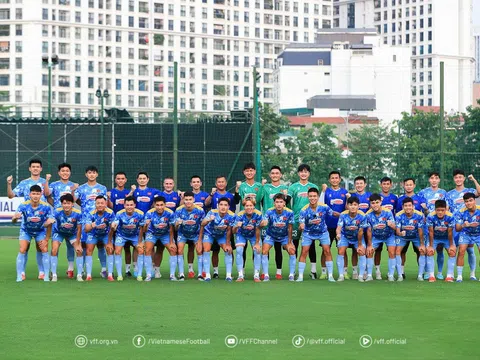 Đội tuyển U23 Việt Nam tập buổi đầu tiên trong đợt hội quân dịp FIFA Days tháng 10/2025