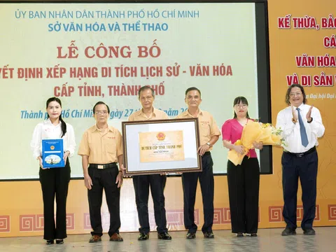 TP.HCM: Công bố quyết định xếp hạng 7 di tích lịch sử - văn hoá cấp thành phố