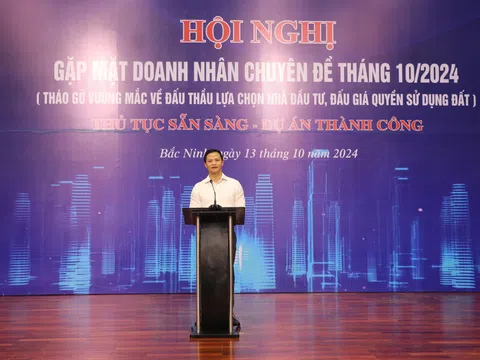 Ngày 13 đầu tiên trong sáng kiến tổ chức gặp mặt doanh nhân tại Bắc Ninh