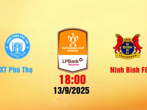Trực tiếp bóng đá Xuân Thiện Phú Thọ vs Ninh Bình 18h00 hôm nay 13/9/2025