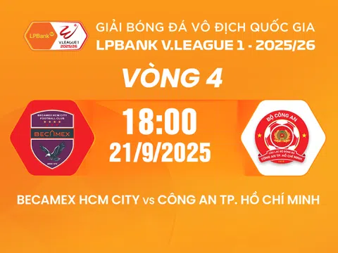 VTV5 Trực tiếp bóng đá Becamex TP.HCM vs CA TP.HCM 18h00 hôm nay 21/9/2025