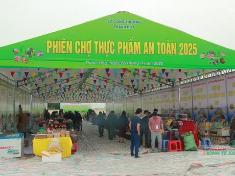 Thanh Hóa thúc đẩy tiêu thụ nông sản tại phiên chợ thực phẩm an toàn 2025