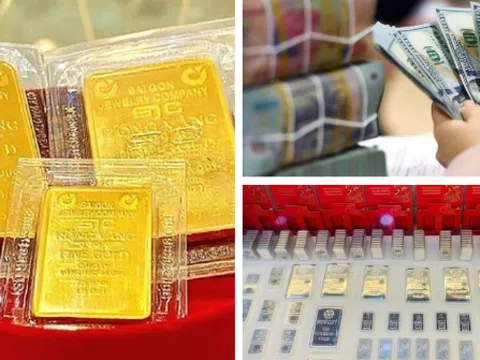 Vàng, bạc và USD cùng nhịp tăng