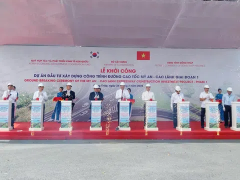 Khởi công dự án cao tốc Mỹ An - Cao Lãnh