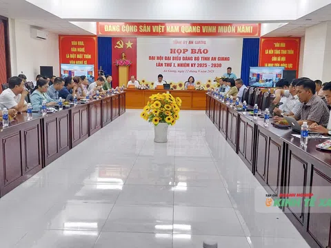 Ngày 2/10, An Giang tổ chức Đại hội Đại biểu Đảng bộ tỉnh lần thứ I, nhiệm kỳ 2025 - 2030