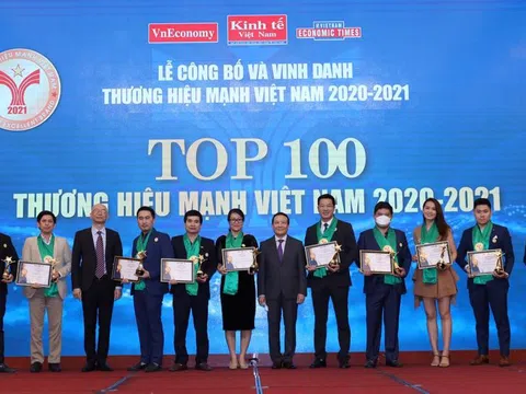 Công bố và vinh danh 109 thương hiệu mạnh Việt Nam 2021