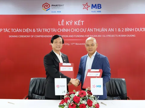 MB Bank tài trợ hơn 6.000 tỷ cho dự án của Phát Đạt tại Bình Dương