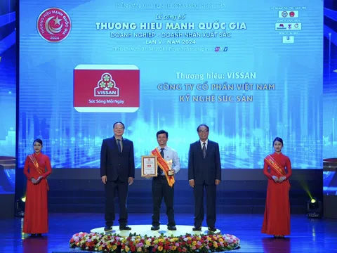 VISSAN vinh dự đón Thương hiệu mạnh Quốc gia năm 2024