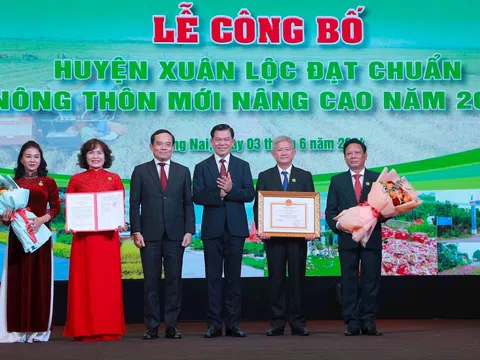Huyện Xuân Lộc (Đồng Nai) công bố kết quả đạt chuẩn nông thôn mới nâng cao