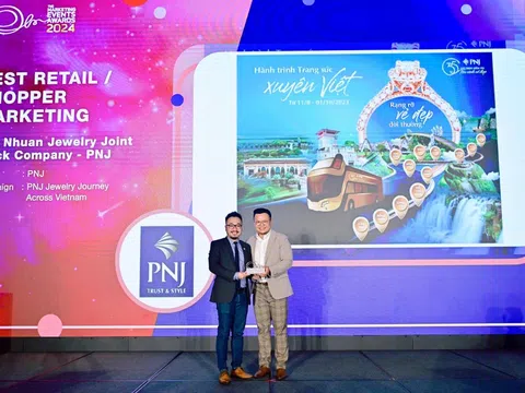 PNJ nối dài chuỗi giải thưởng Marketing Events Awards 3 năm liên tiếp