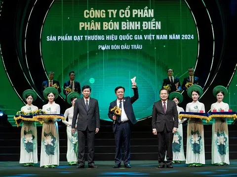 Phân bón Đầu Trâu đạt thương hiệu Quốc gia Việt Nam năm 2024